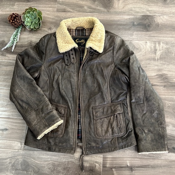 Scully Jackets & Blazers - SCULLY Women’s Aviator Leather jacket - size M